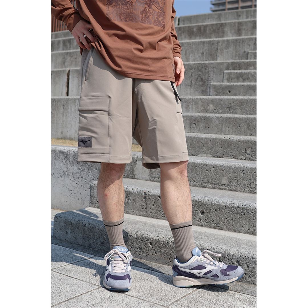 ルーズフィットショートパンツ ヴィンテージカーキ XL