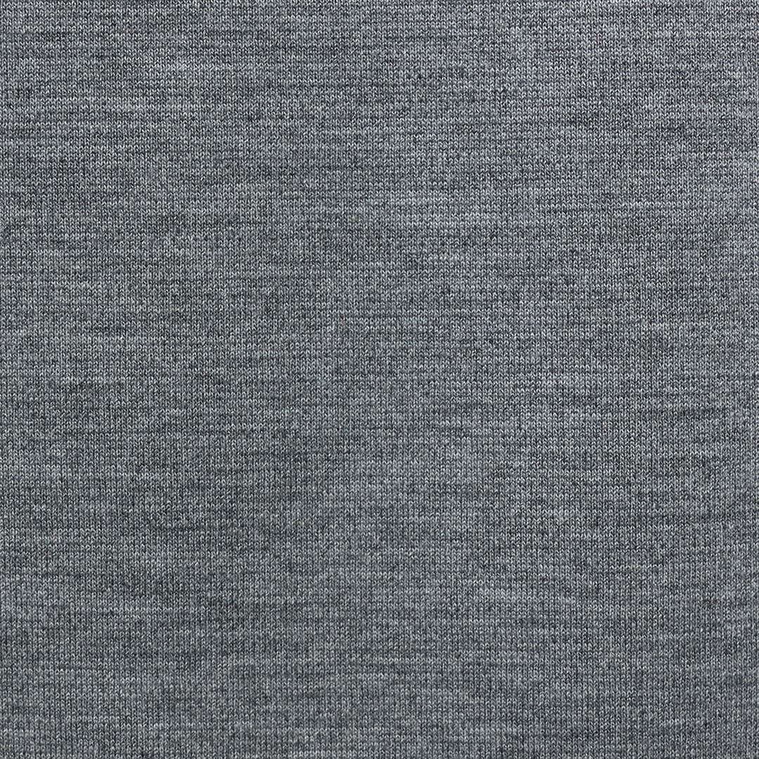 ヘザーストレッチ長袖シャツ グレー XL