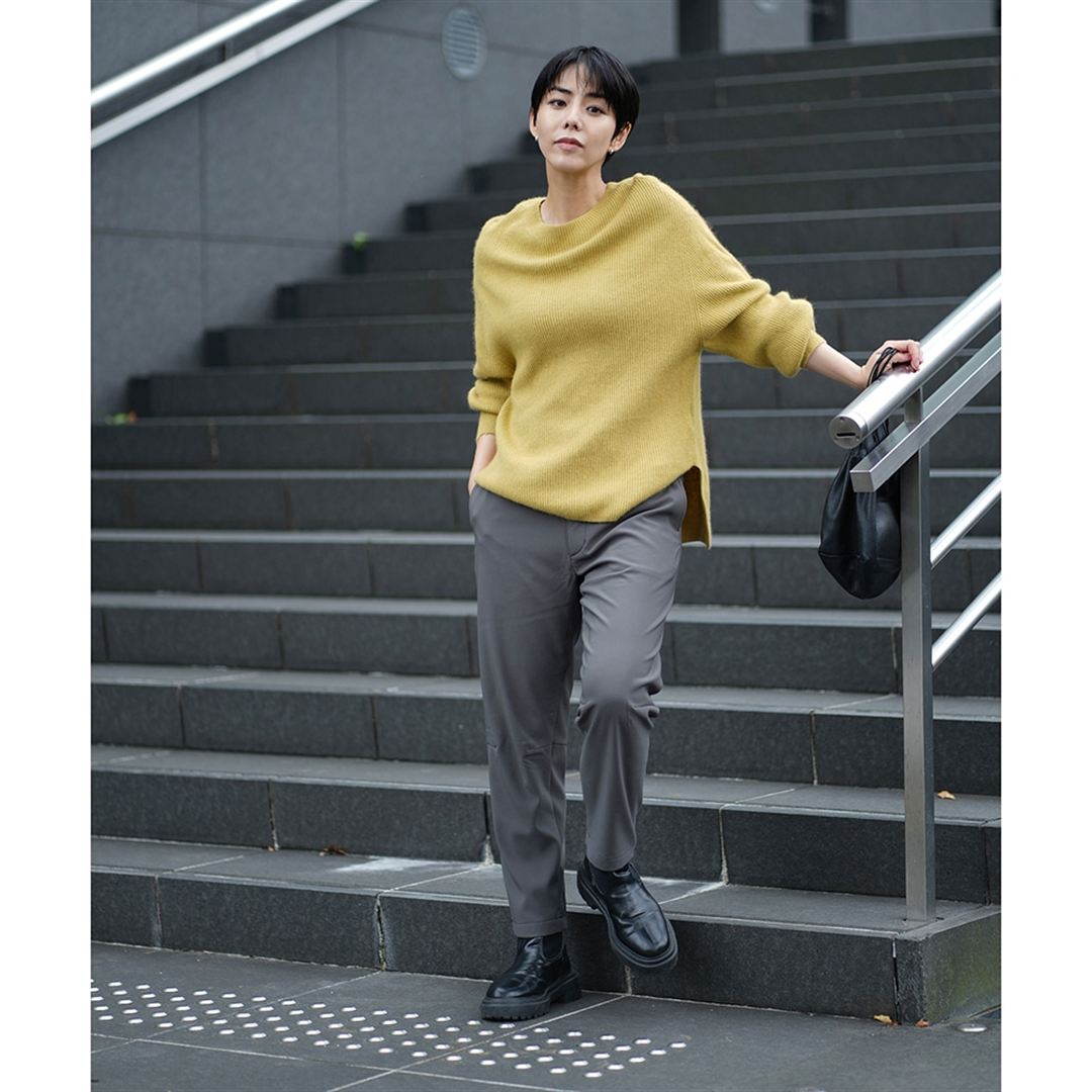 【ストレッチ／防風】MIZUNO BUDDYテックシールドテーパードパンツ アッシュブラック S