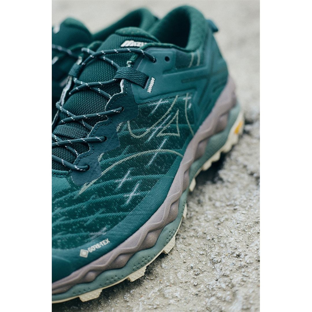 WAVE MUJIN LS GTX(ゴアテックス／防水) ダークグリーン×グリーン×ブラウン 30.0