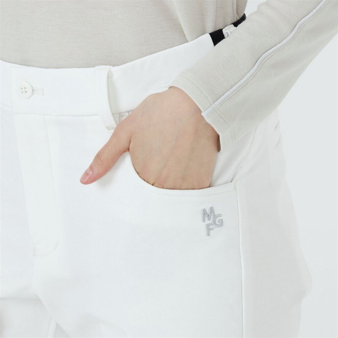 【MGFコレクション】ウォータープルーフストレッチライディングパンツ ホワイト S