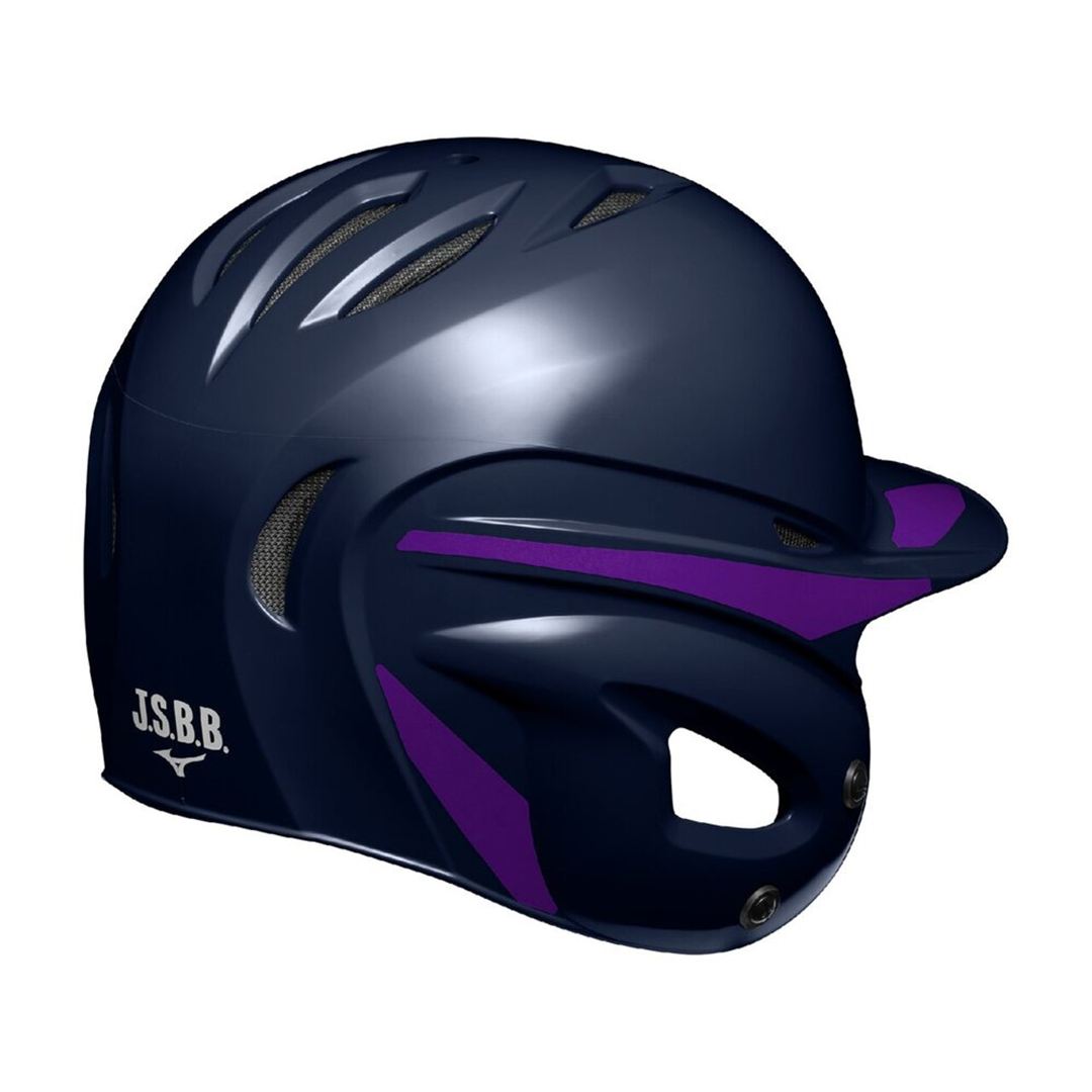 MIZUNO HELMET DECAL(ヘルメットカスタムシール) パープル