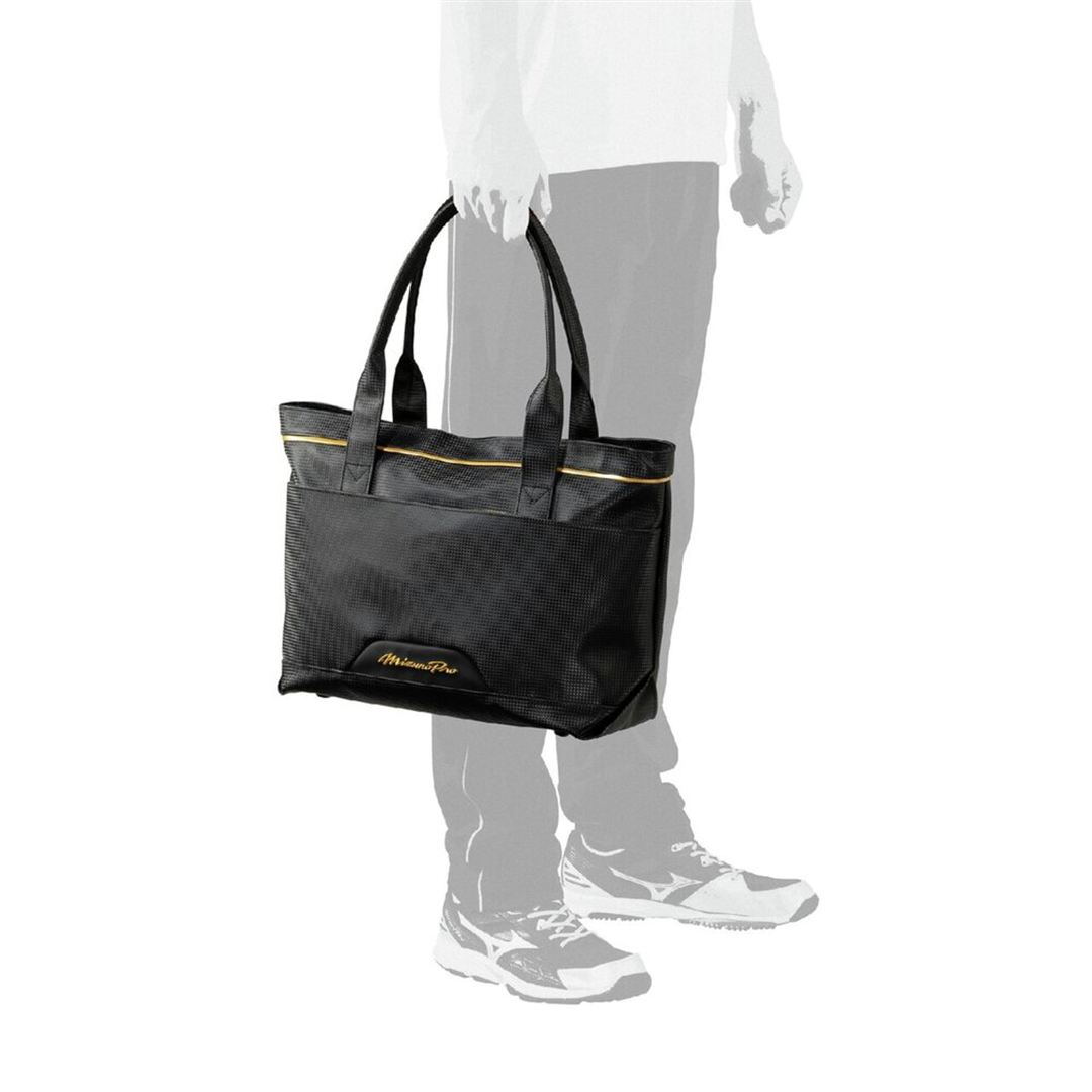 【ミズノプロ】トートバッグM(15L) ブラック