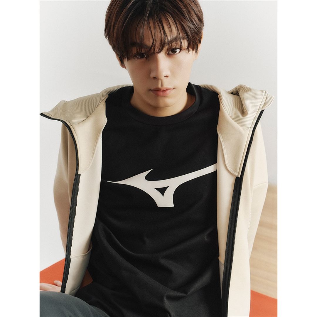 【ミズノ直営限定】THE MZ TEE ビッグロゴTシャツ ブラック XL