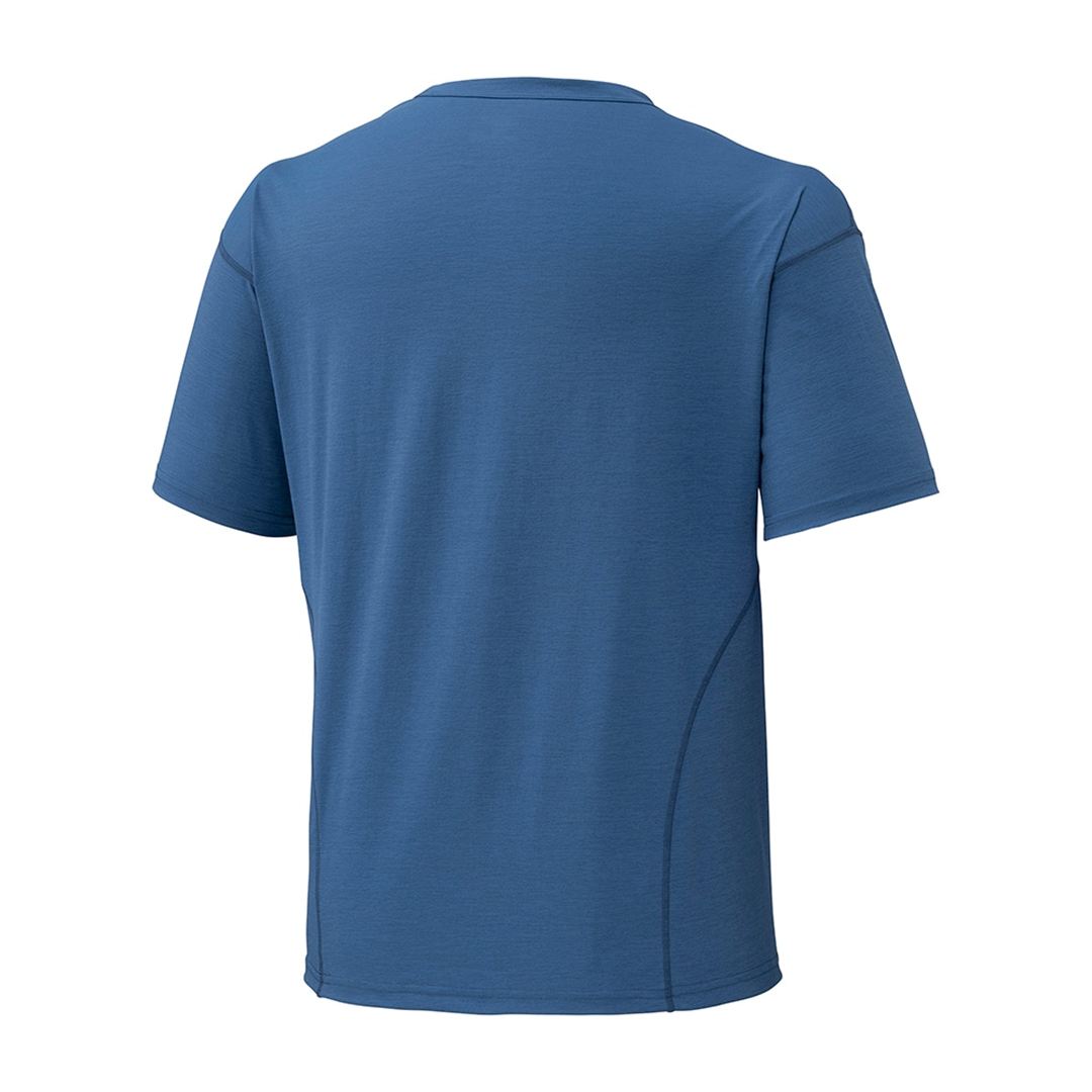 ストレッチソフトドライTシャツ ステラーブルー XL