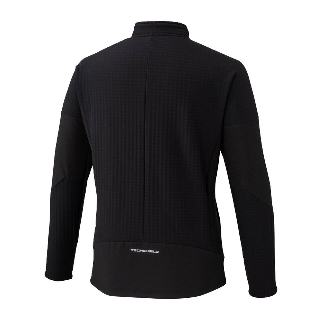 【ストレッチ／防風】テックシールドハイブリッドジャケット ブラック XL