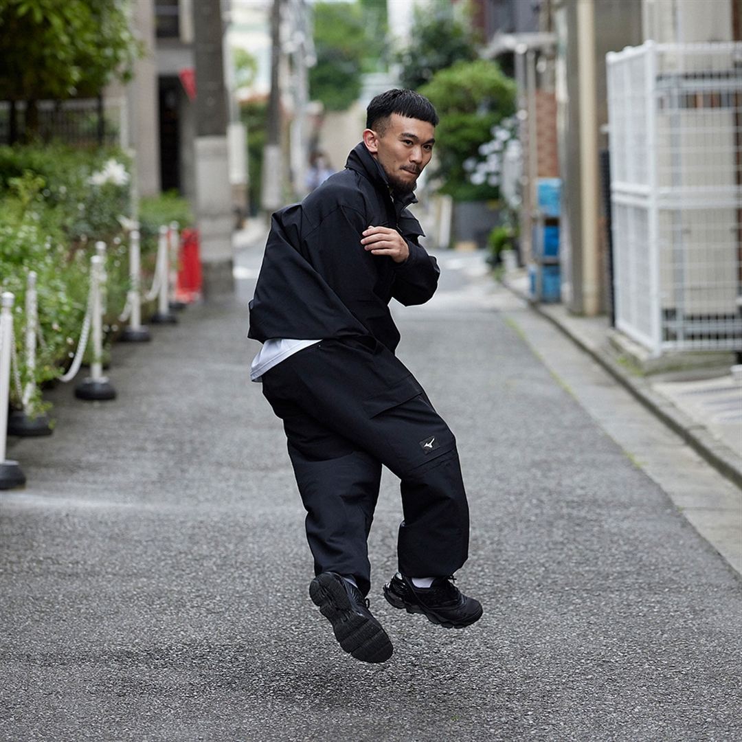 ルーズフィットロングパンツ ブラック S