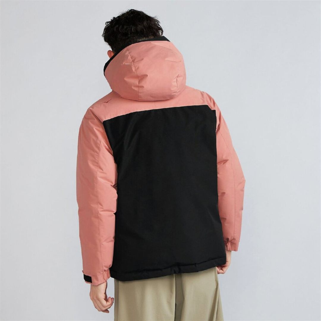 【吸湿発熱】WINDSTOPPER ダウラギリライトダウンジャケット ブラック×カメオブラウン S