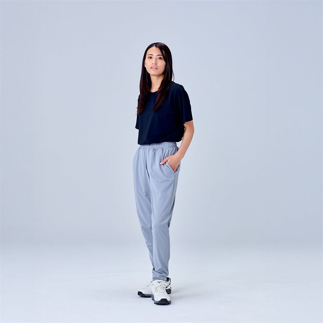 ハイストレッチ ジョガーパンツ グレー XL