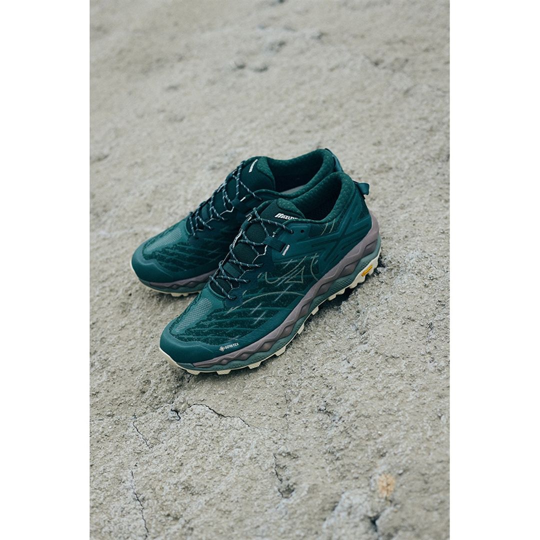 WAVE MUJIN LS GTX(ゴアテックス／防水) ダークグリーン×グリーン×ブラウン 30.0
