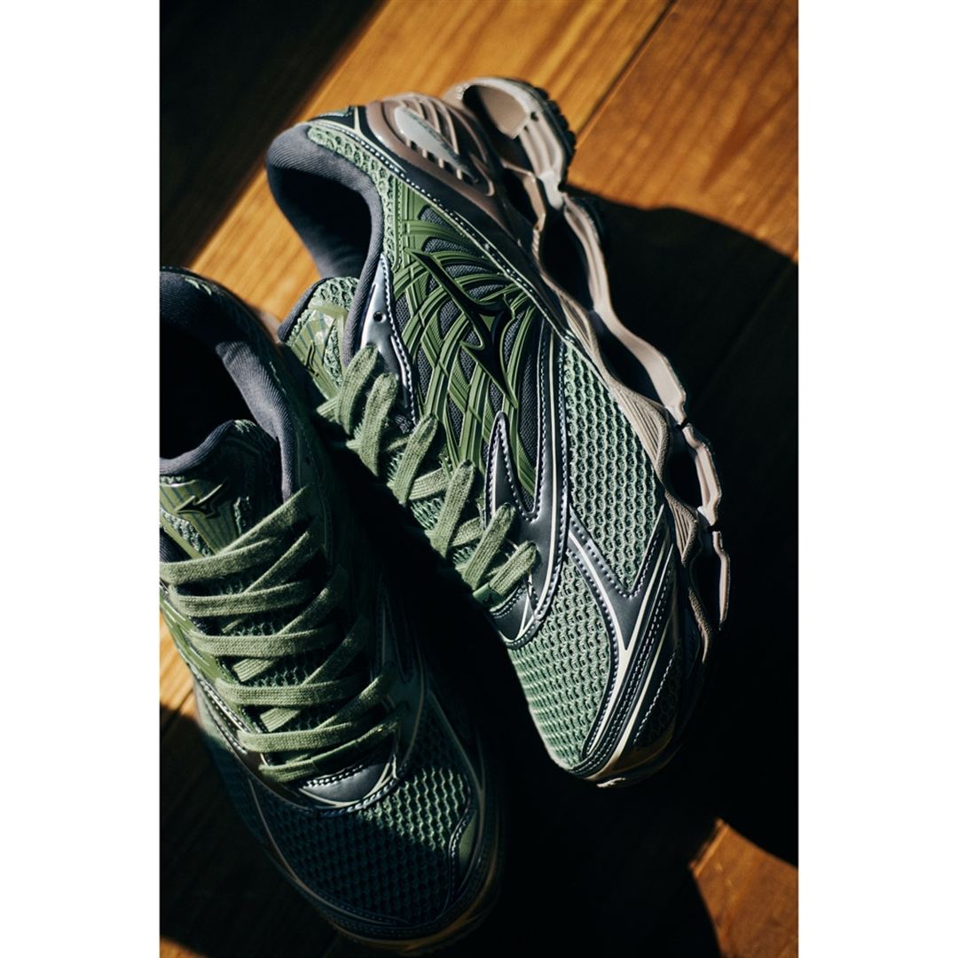 WAVE PROPHECY LS オリーブグリーン×ブラック×メタリックグレー 30.0