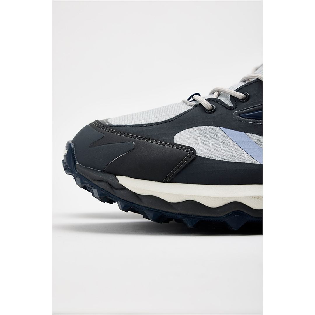 【ミズノ直営限定】WAVE MUJIN TL GTX(ゴアテックス／防水) グレー×ネイビー 30.0