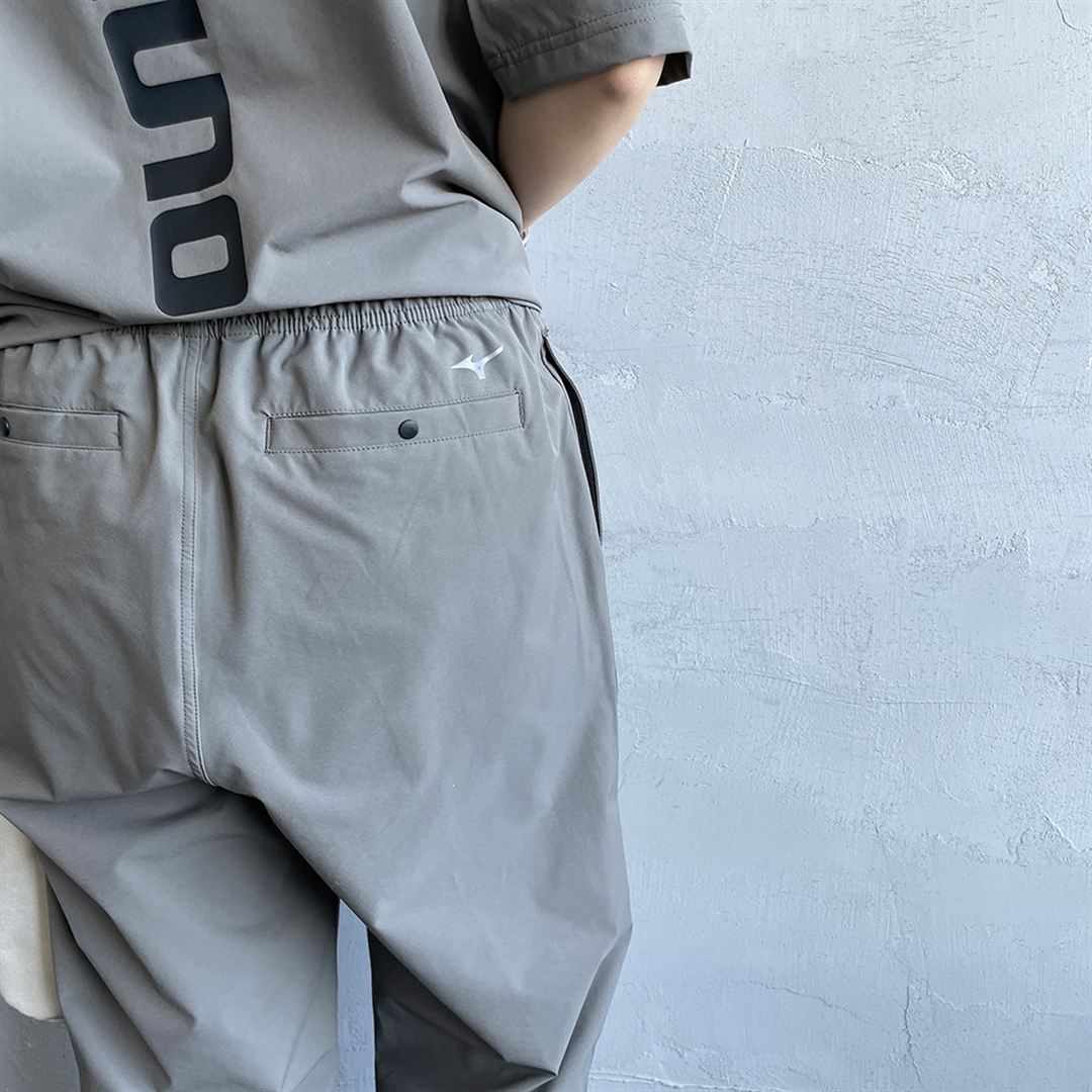 【JEANS FACTORY】ウォーターリパレントストレッチウーブンパンツ チャコール S