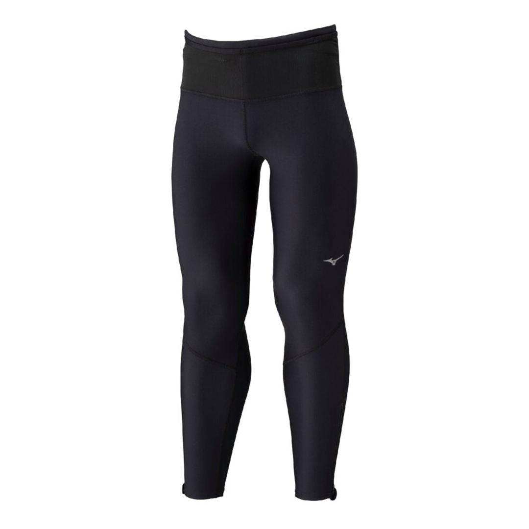 ランニングマルチポケットロングタイツ ブラック XL