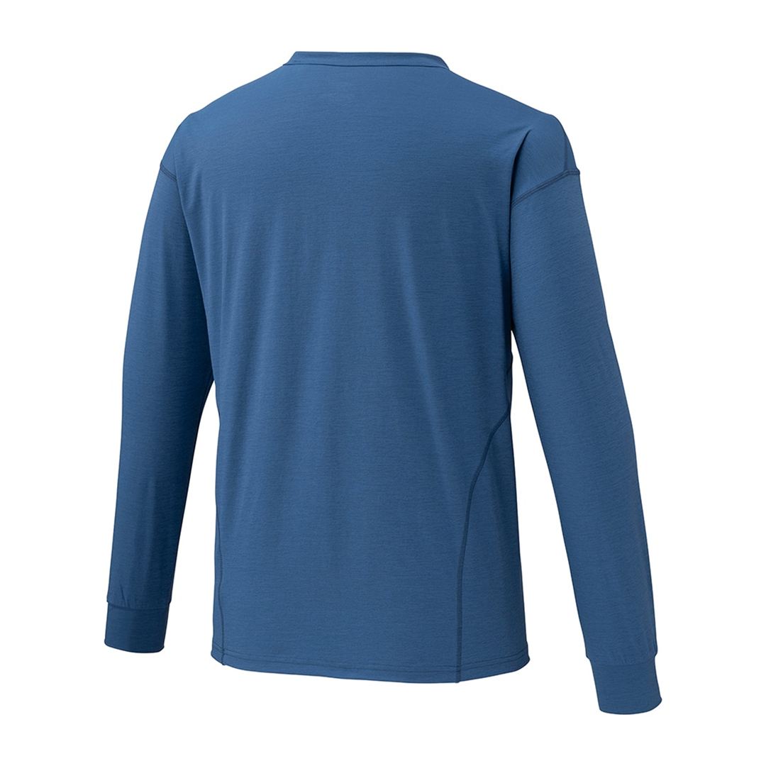 ストレッチソフトドライTシャツ(長袖) ステラーブルー S