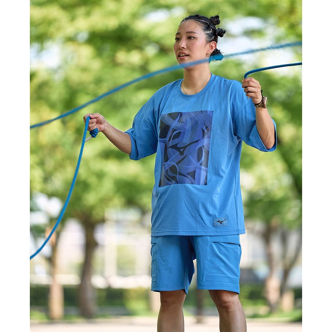 ルーズフィットショートパンツ パリジャンブルー XL