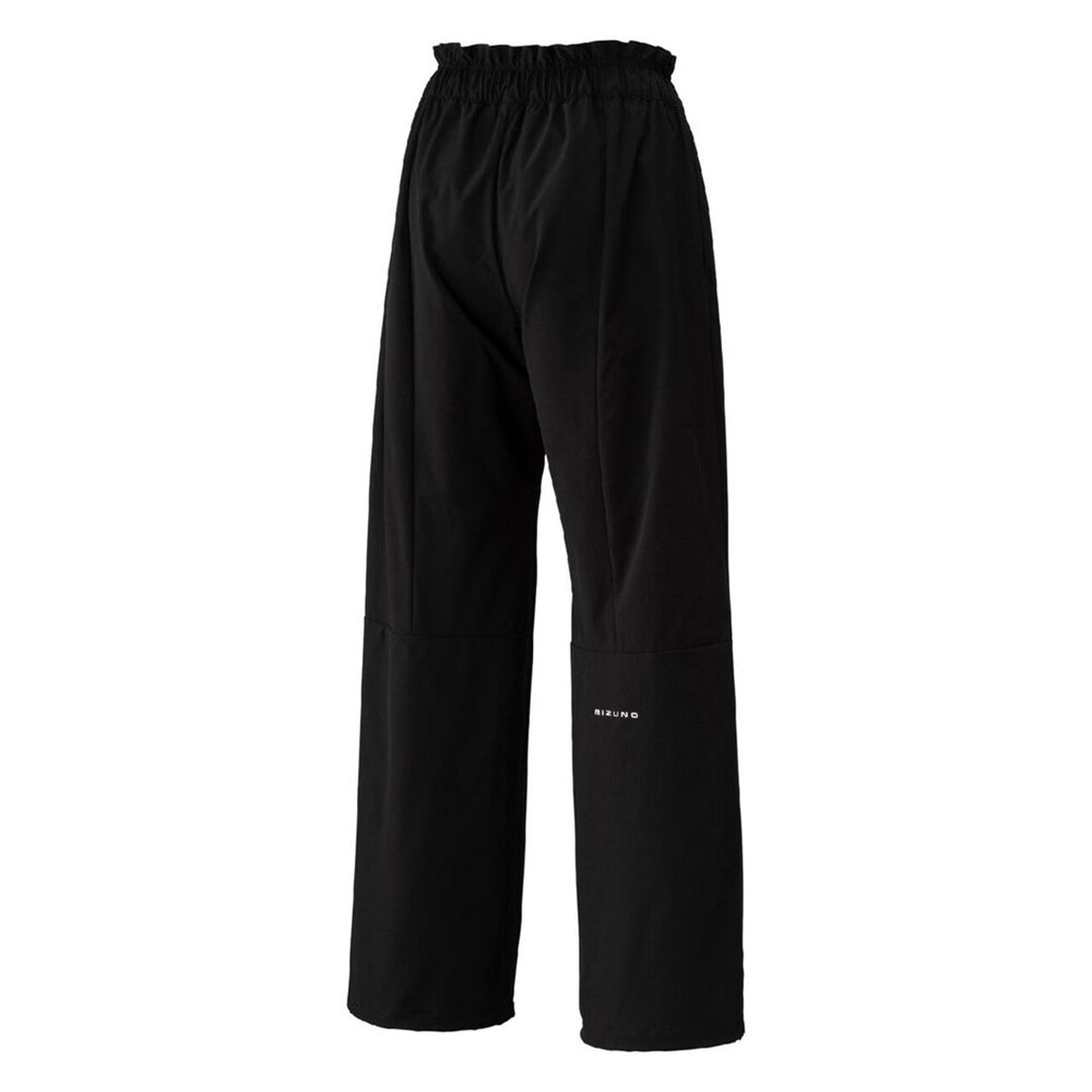 ストレッチウーブンワイドパンツ ブラック XL