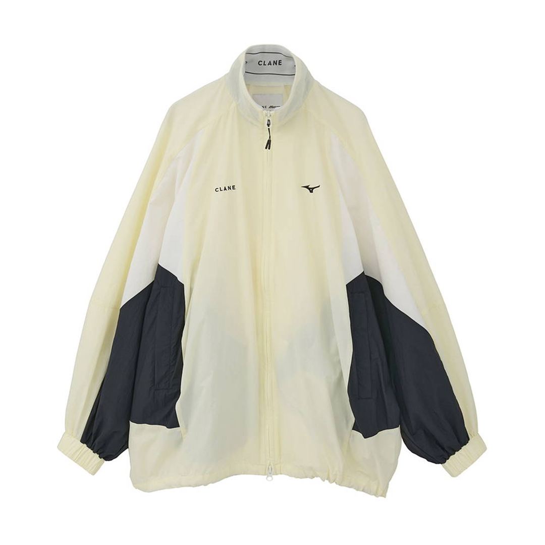 【CLANE】WATER REPELLENT TRACK JACKET アイボリー 1