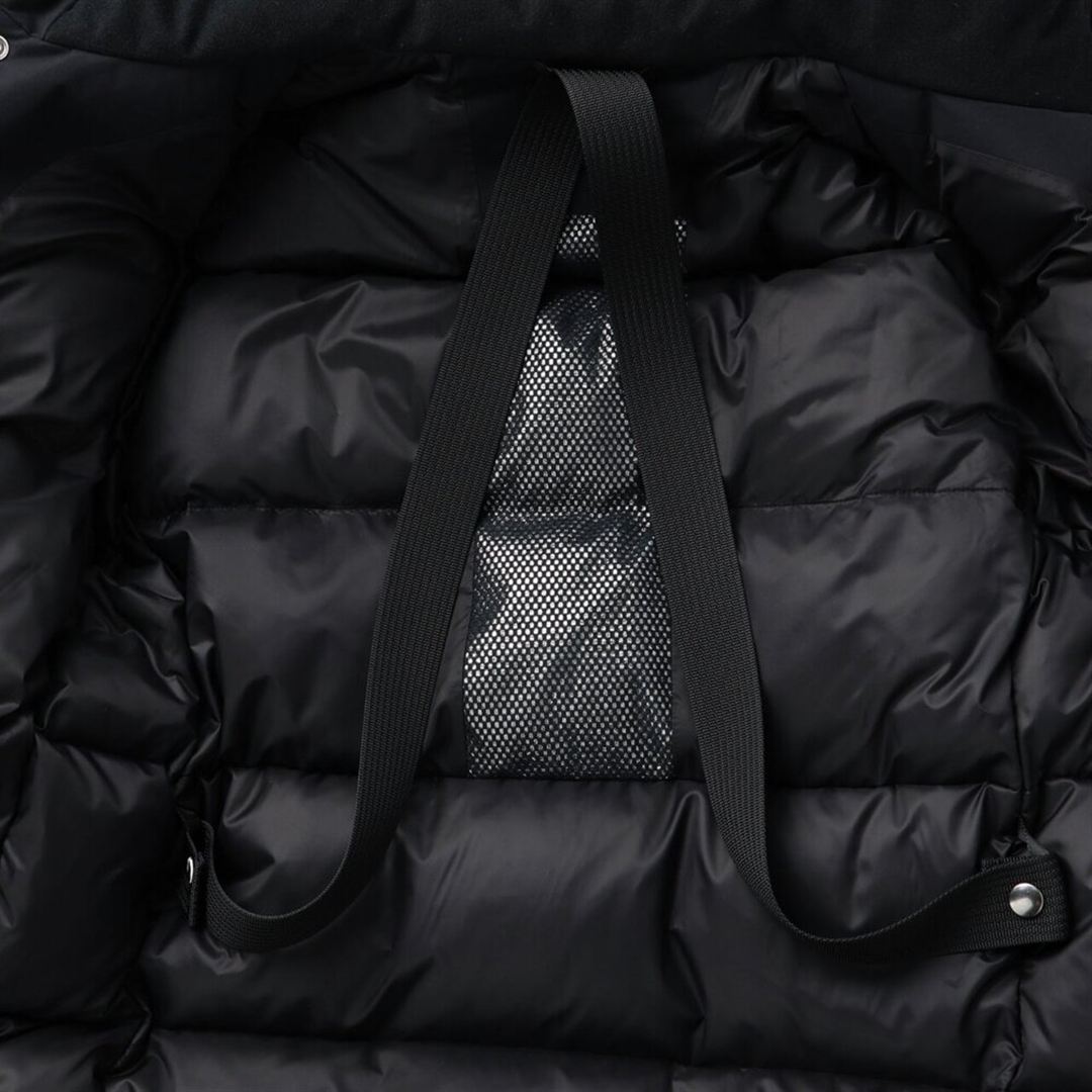 【吸湿発熱】WINDSTOPPER イエローナイフダウンジャケット ブラック 2XL