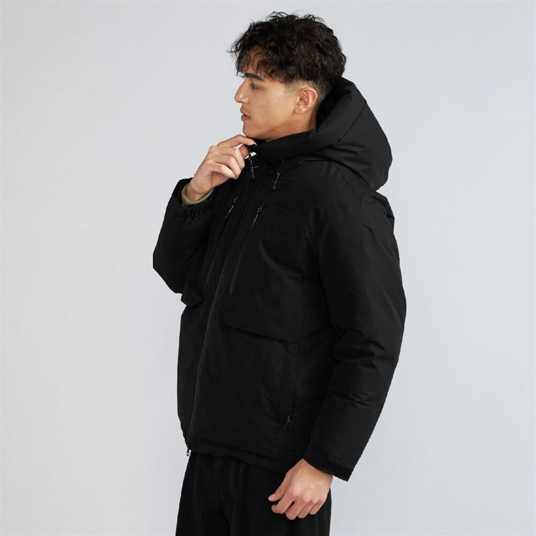 【吸湿発熱】WINDSTOPPER ダウラギリライトダウンジャケット ブラック XL
