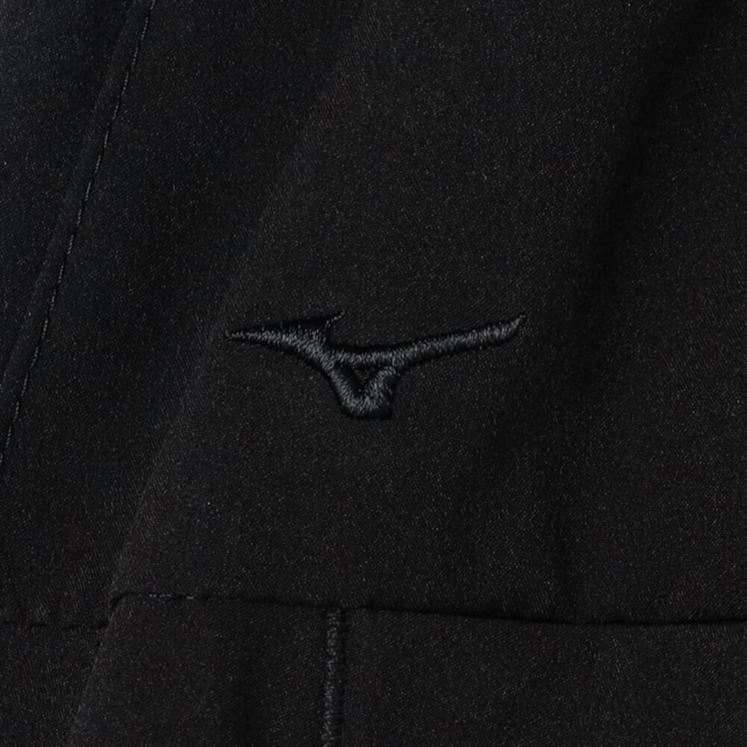 MIZUNO BUDDYストレッチ撥水テーパードパンツ ブラック S