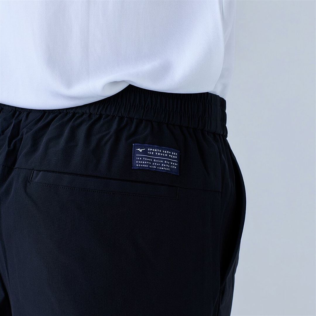 【接触冷感】アイスタッチハーフパンツ ブラック M