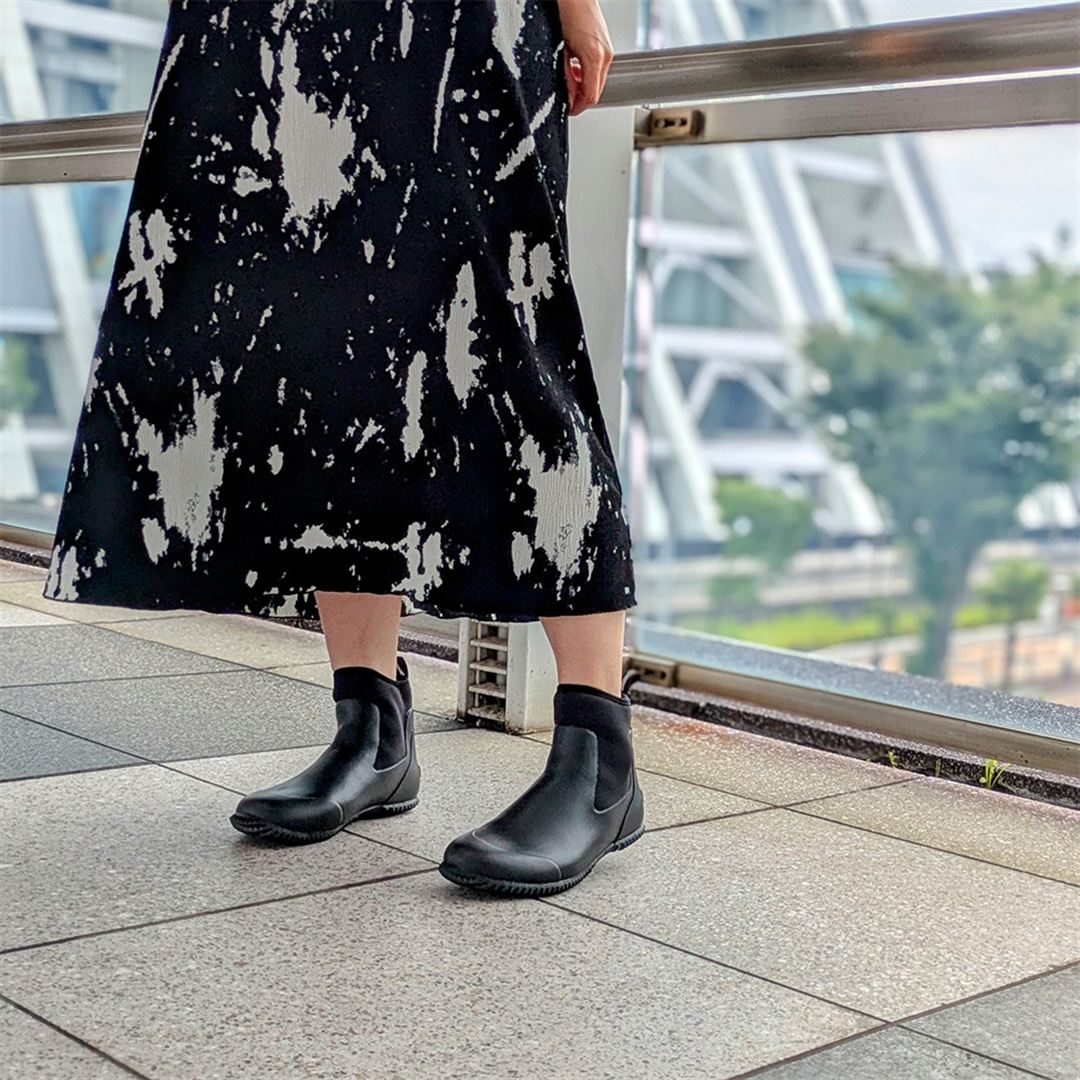 RAIN SHOES ブラック S