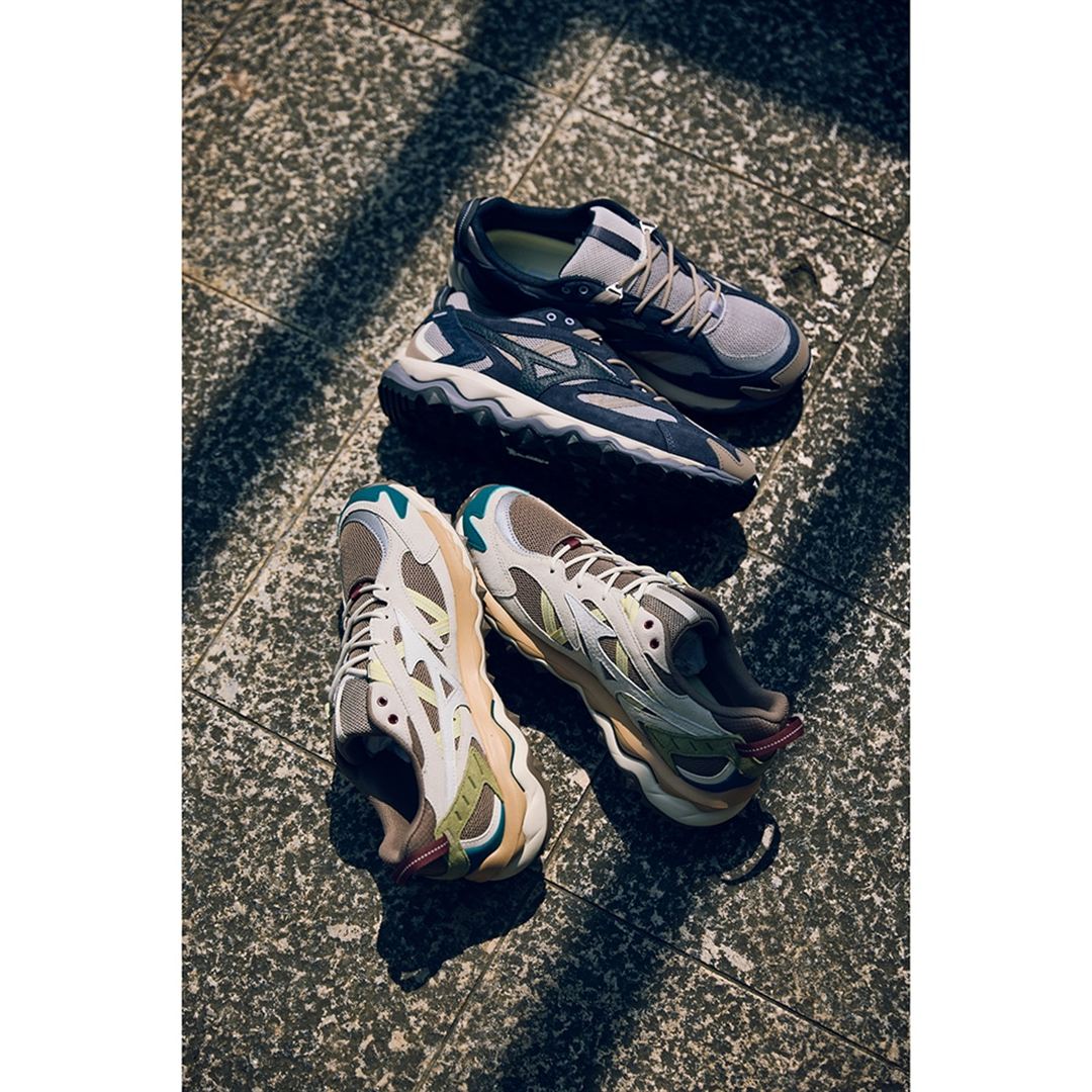 WAVE MUJIN TL ライトグレー×ネイビー×ベージュ 30.0