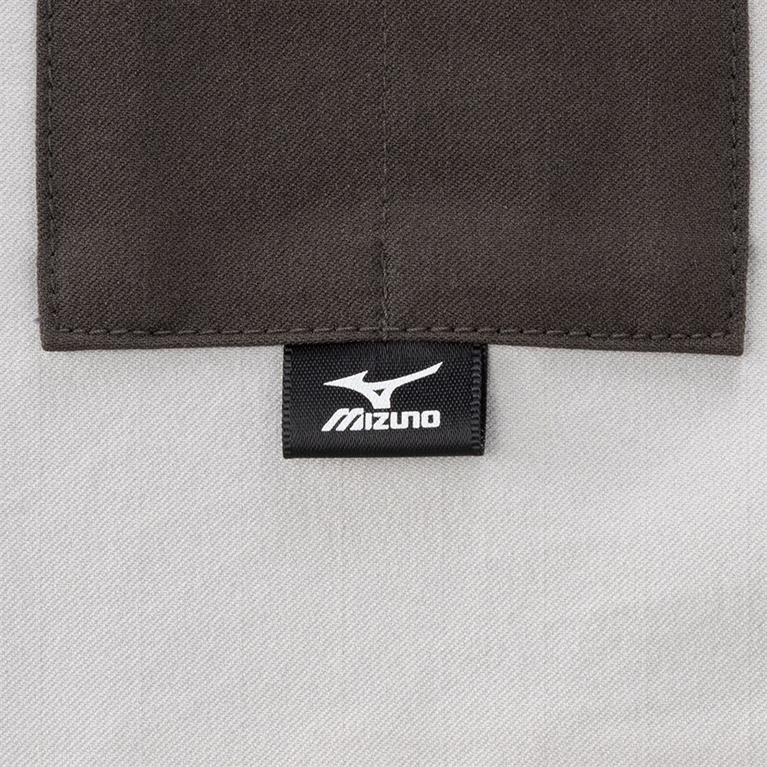 ワークジャケット ストレッチ(大きいサイズ／ネーム刺繍対応／制電) ベイパーシルバー×M.チャコール 6XL-8