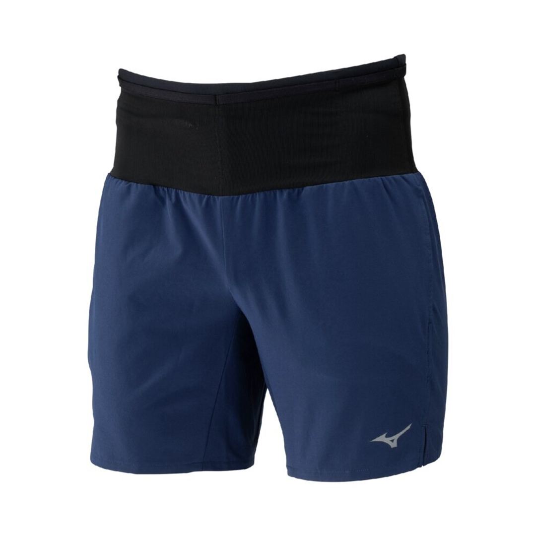 【ミズノ直営限定】ランニング マルチポケットパンツ プラス 7インチ(インナー付) エステートブルー XL