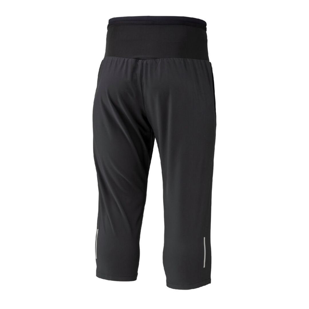 【ミズノ直営限定】ランニングマルチポケット 3/4パンツ ブラック 2XL