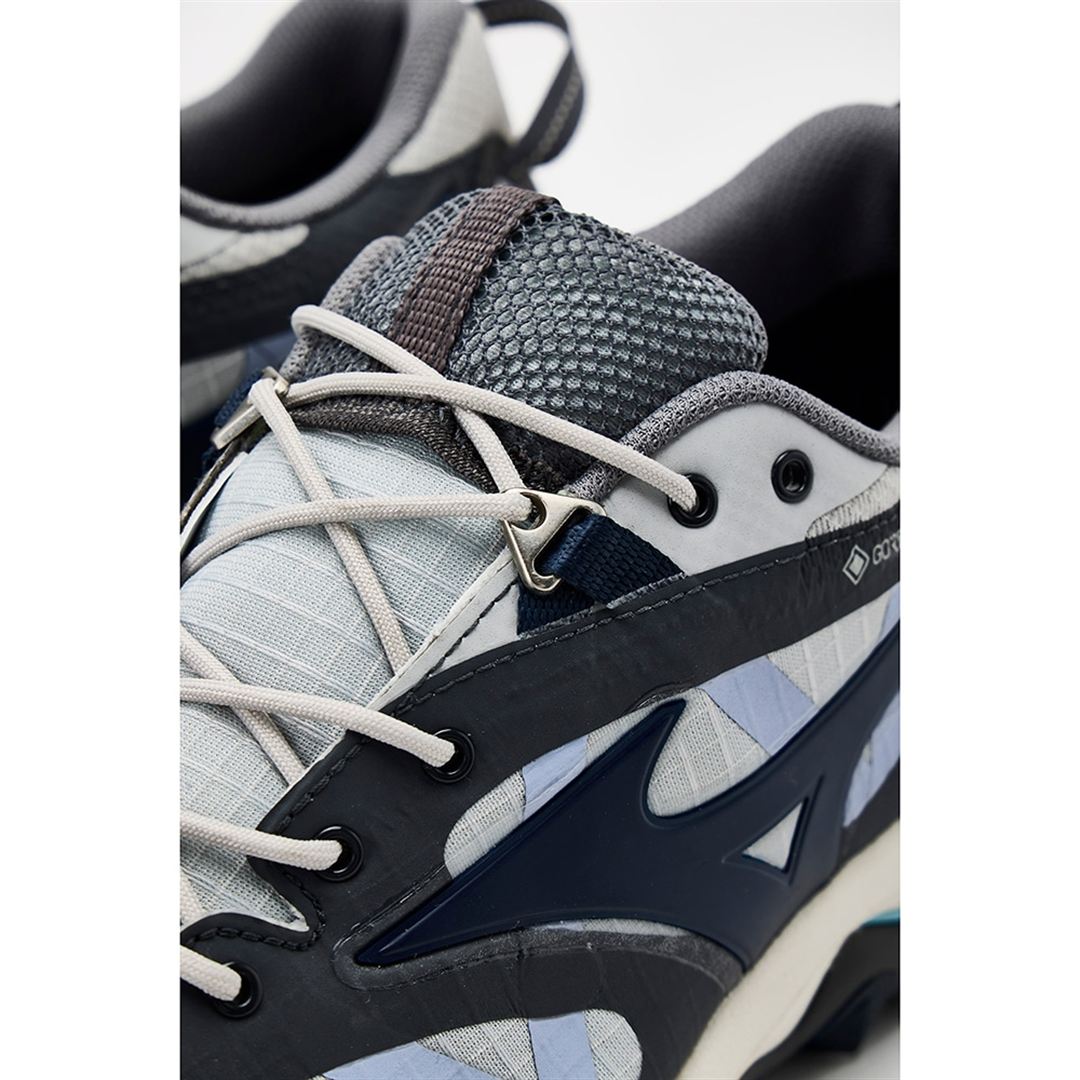 【ミズノ直営限定】WAVE MUJIN TL GTX(ゴアテックス／防水) グレー×ネイビー 30.0