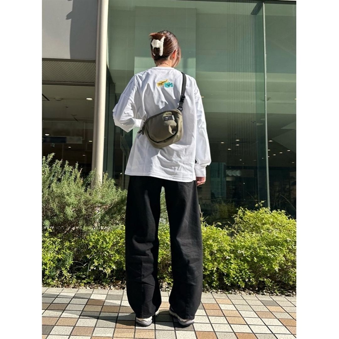 Dragon76ルーズフィットTシャツ(長袖) ホワイト XL
