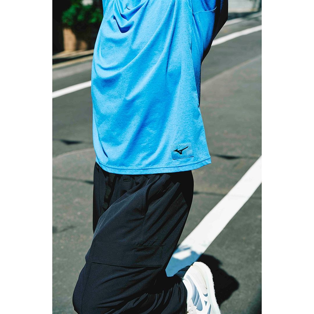 ルーズフィットロングパンツ パリジャンブルー XL