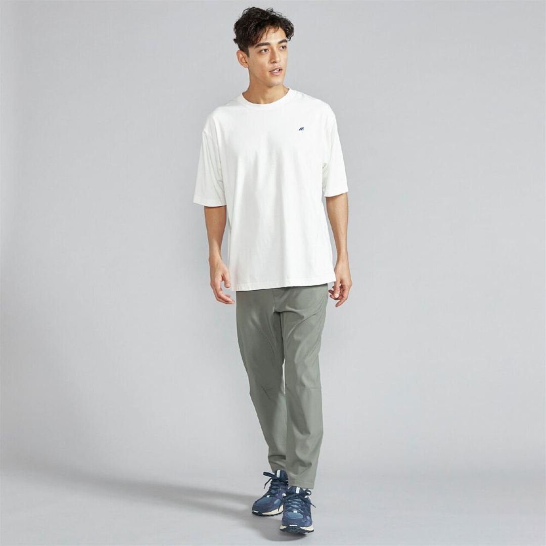 【ミズノ直営限定】モノグラムM5分袖Tシャツ ホワイト S
