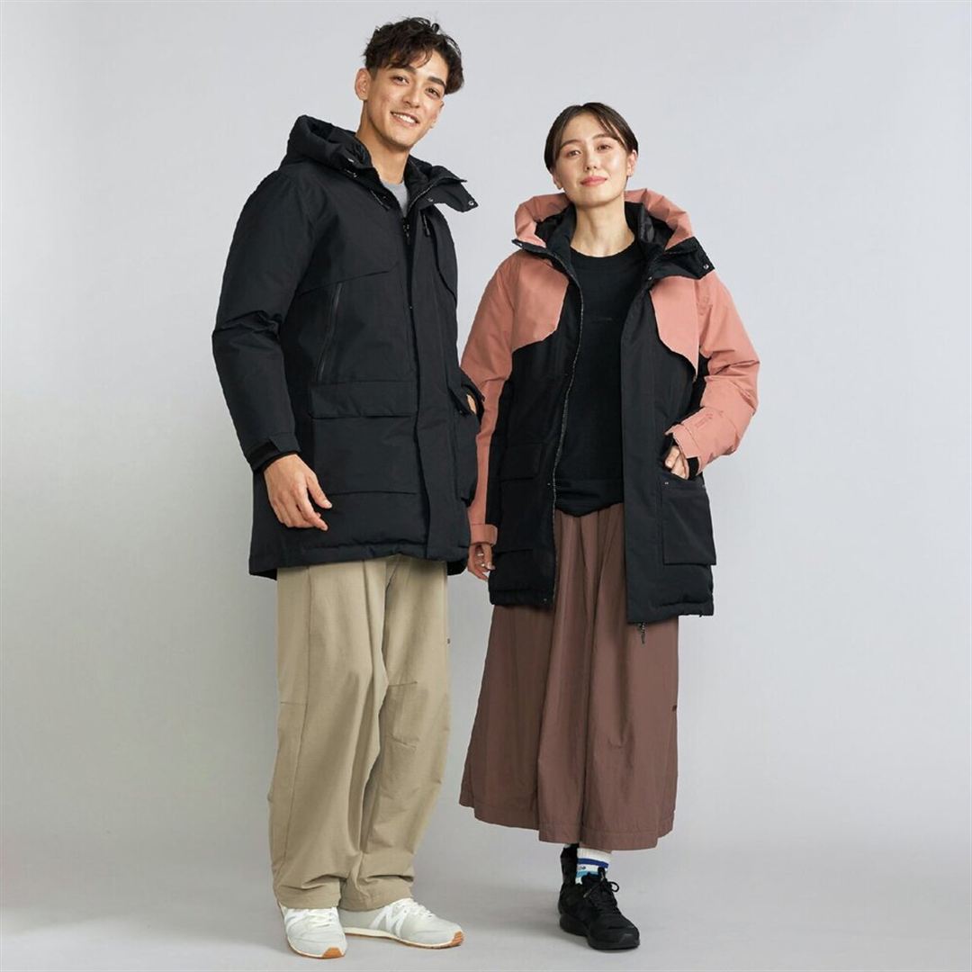 【吸湿発熱】WINDSTOPPER イエローナイフダウンジャケット ブラック 2XL
