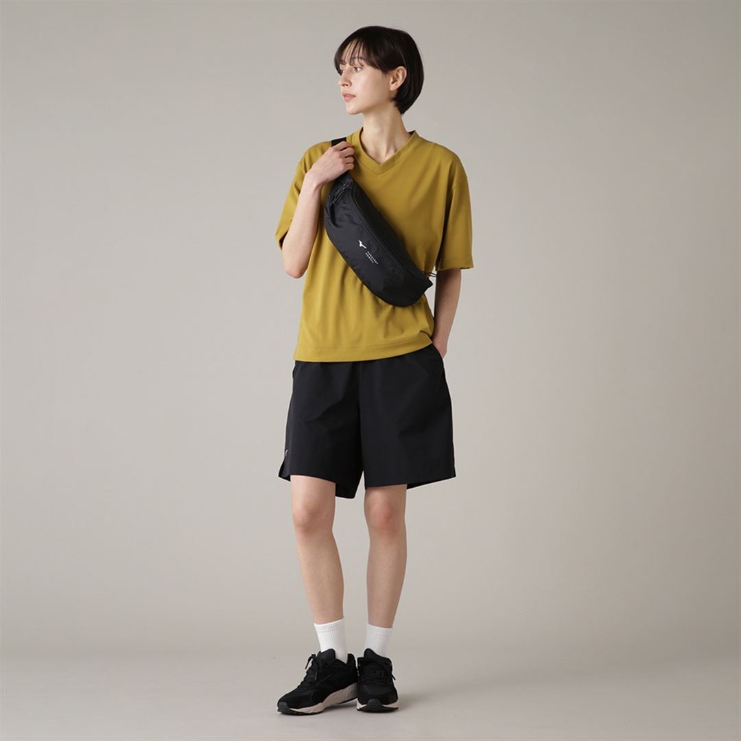 【MARGARET HOWELL】ウエストバッグ ブラック