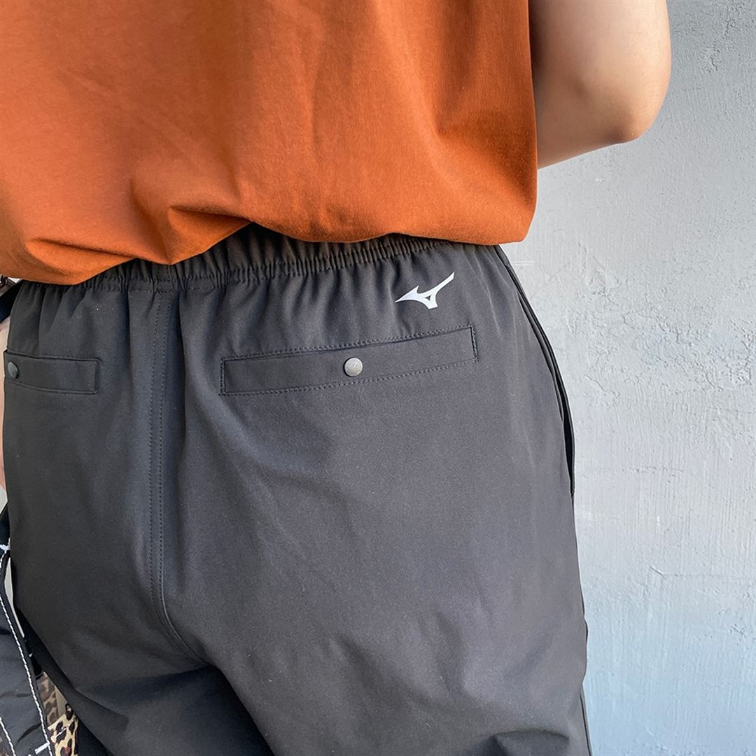 【JEANS FACTORY】ウォーターリパレントストレッチウーブンパンツ ブラック XL
