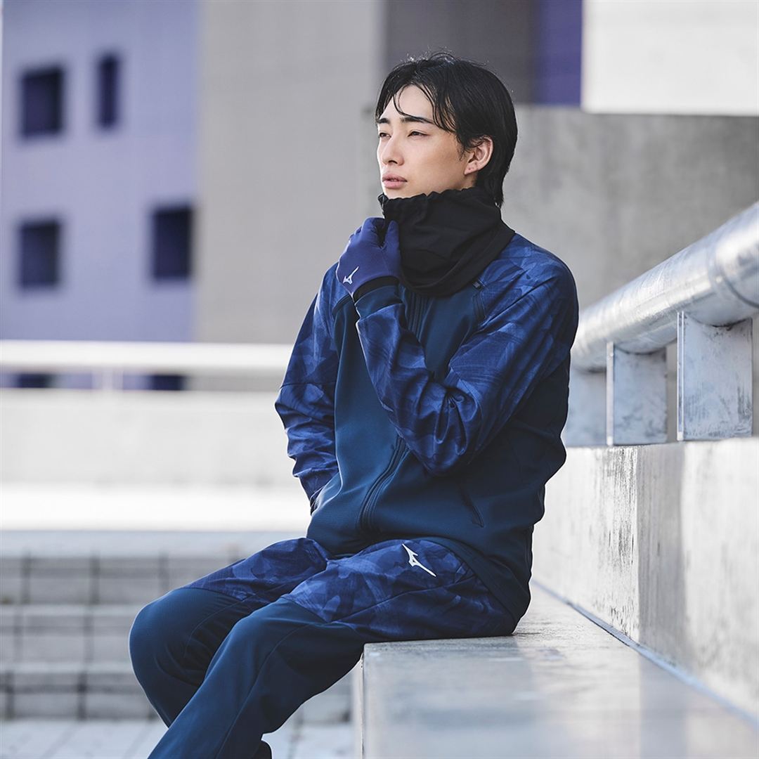 【ストレッチ／防風／吸湿発熱】テックシールド×ブレスサーモパンツ ページエントブルー XS