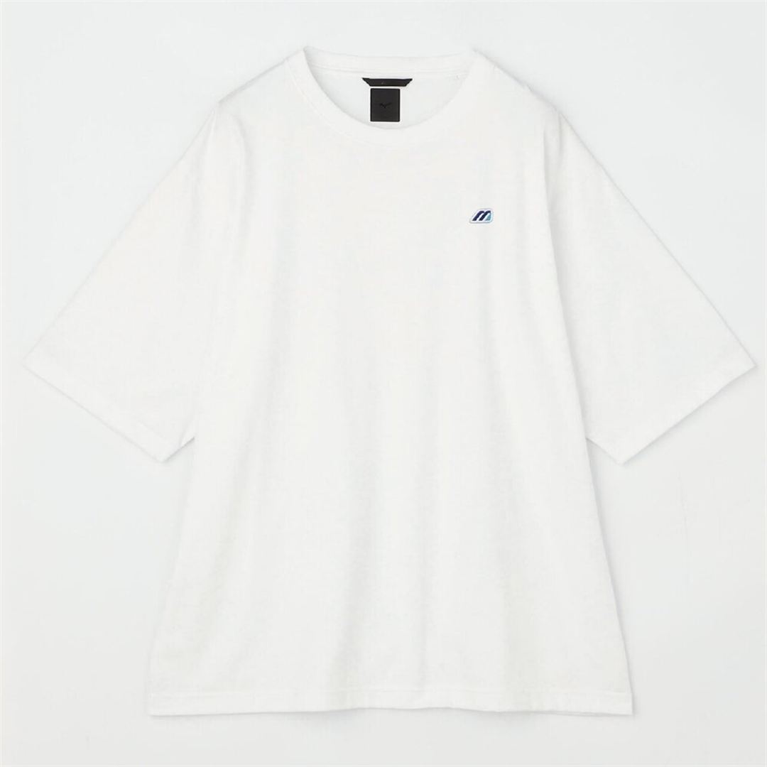 【ミズノ直営限定】モノグラムM5分袖Tシャツ アッシュグレー S