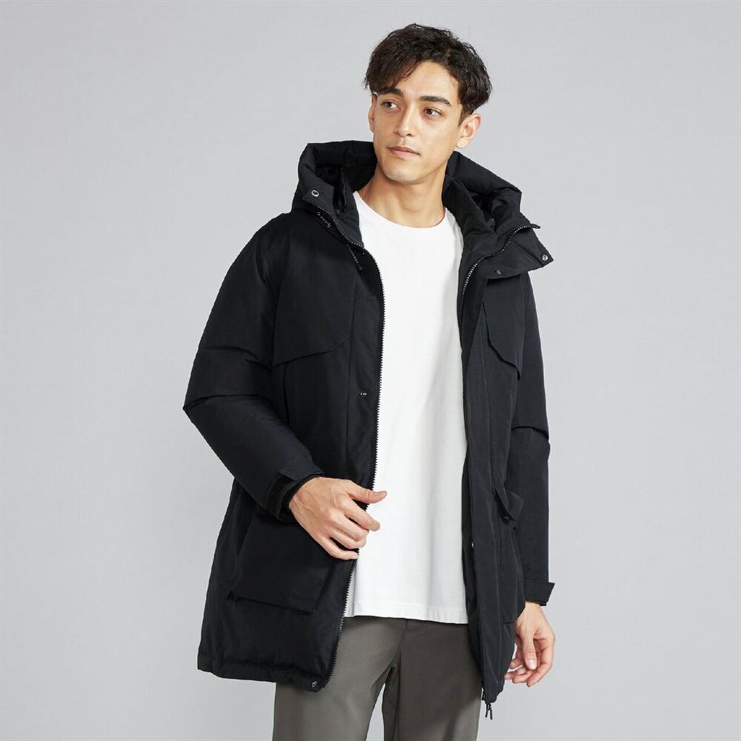 【吸湿発熱】WINDSTOPPER イエローナイフダウンジャケット ブラック 2XL