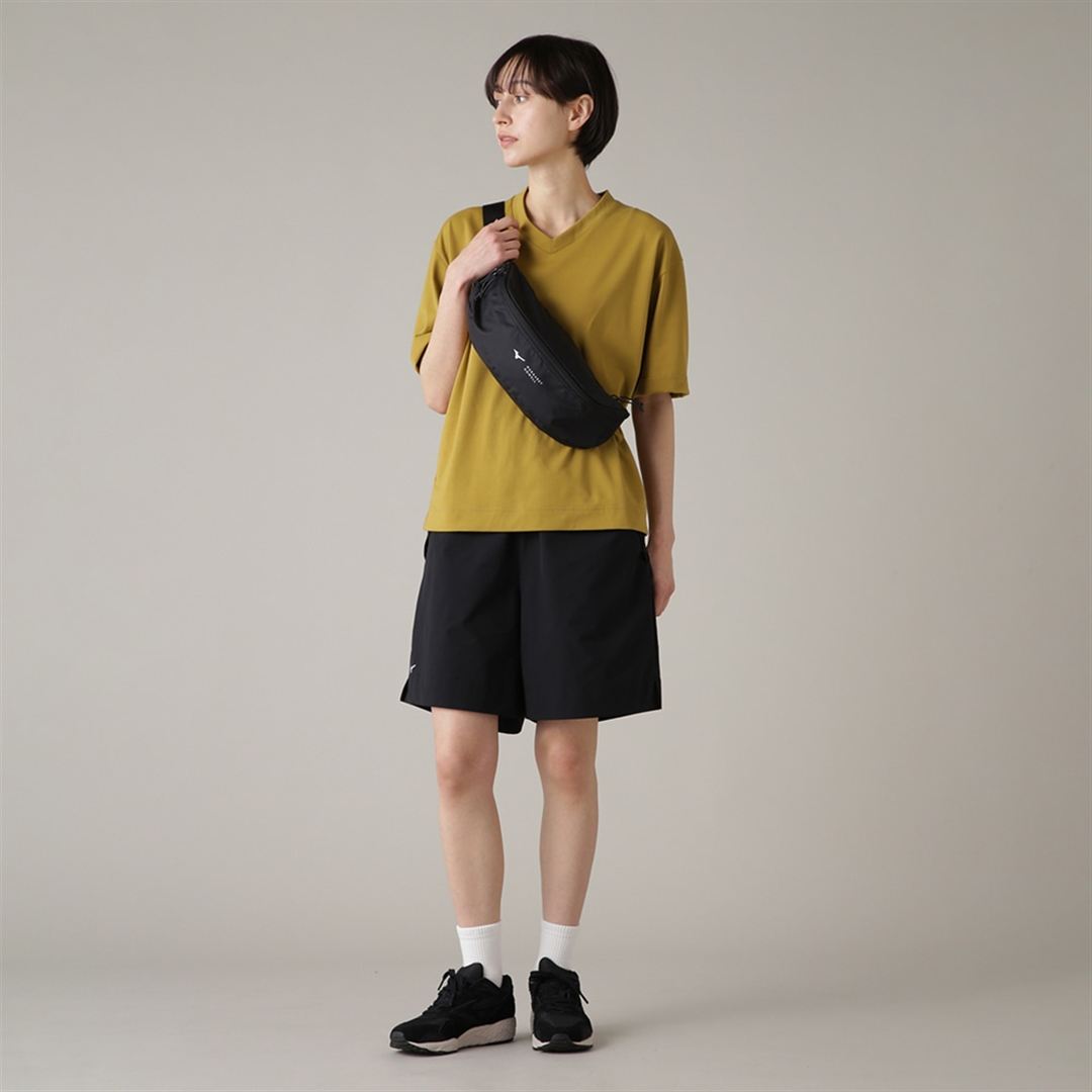 【MARGARET HOWELL】ウエストバッグ ブラック
