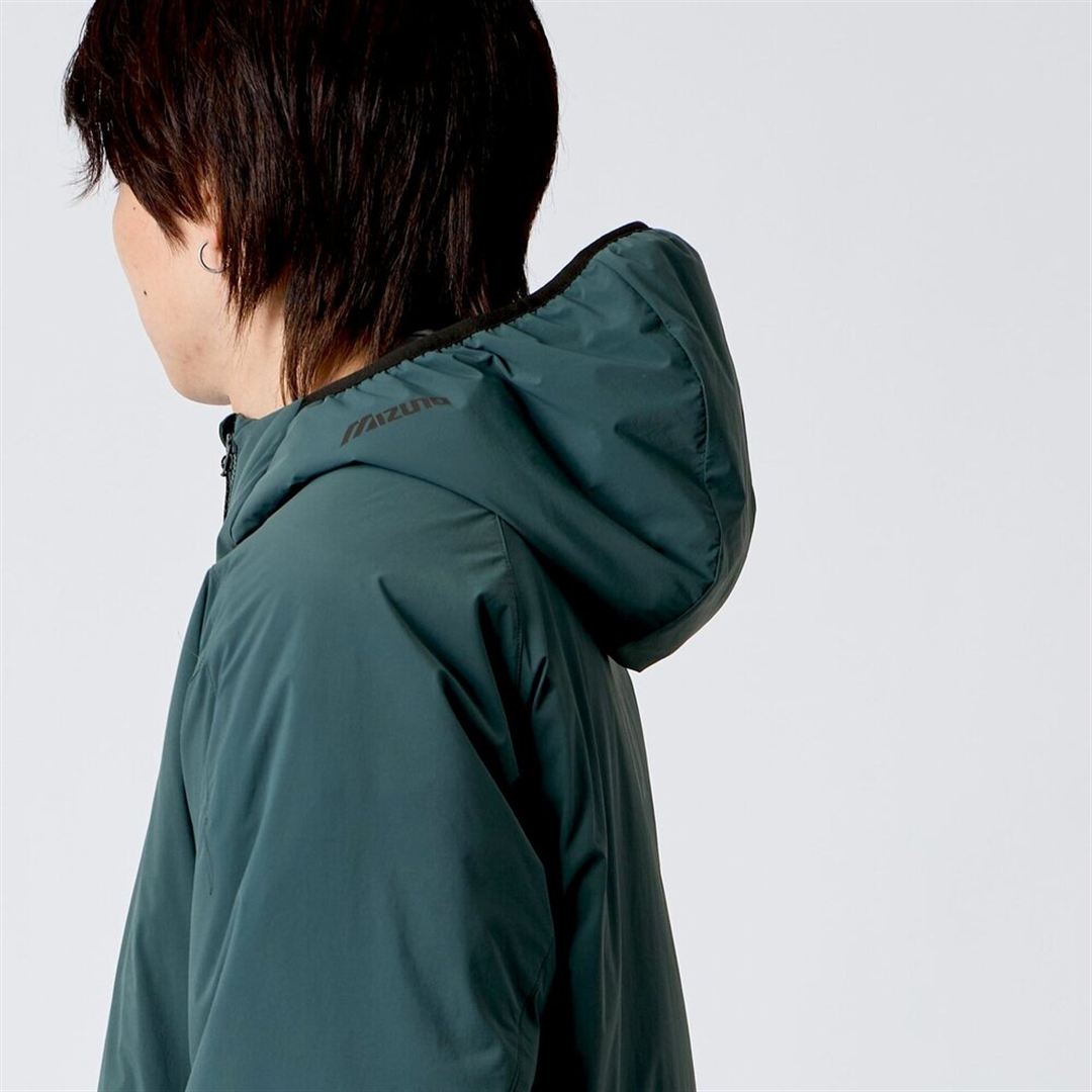 【JEANS FACTORY／吸湿発熱】ブレスサーモパファージャケット フォレストグリーン XL