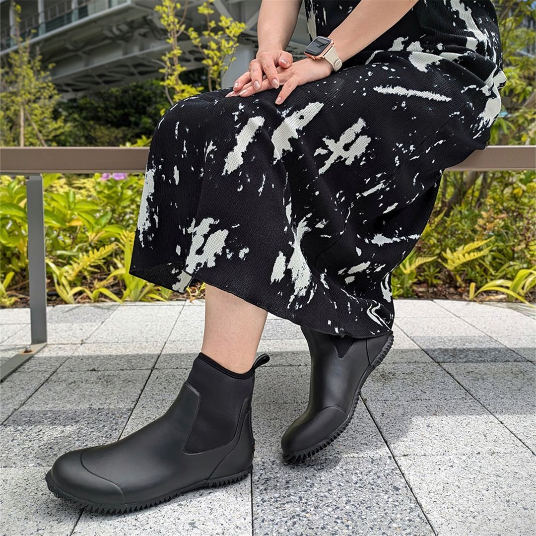 RAIN SHOES ブラック S