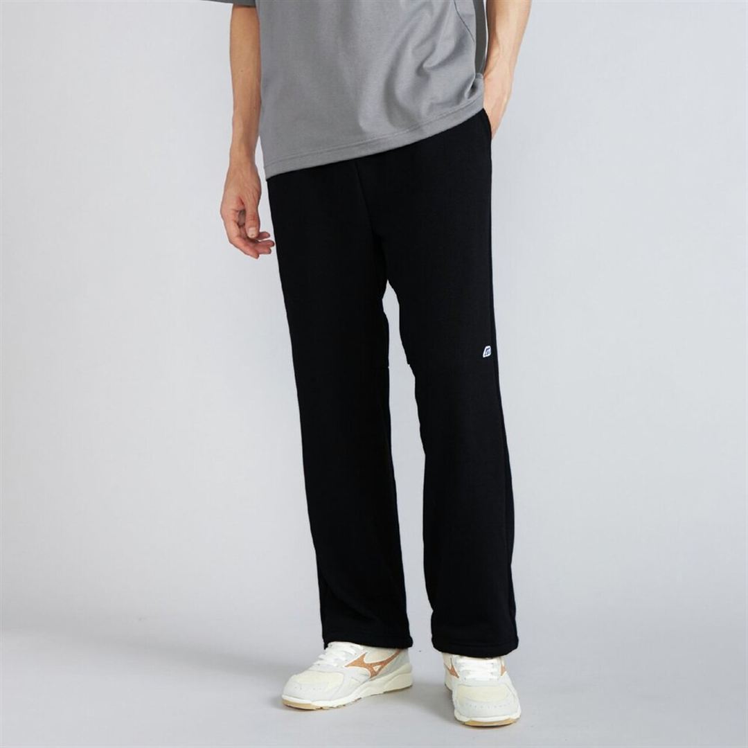 【ミズノ直営限定】モノグラムMポリエステルスパントスウェットパンツ ブラック XL