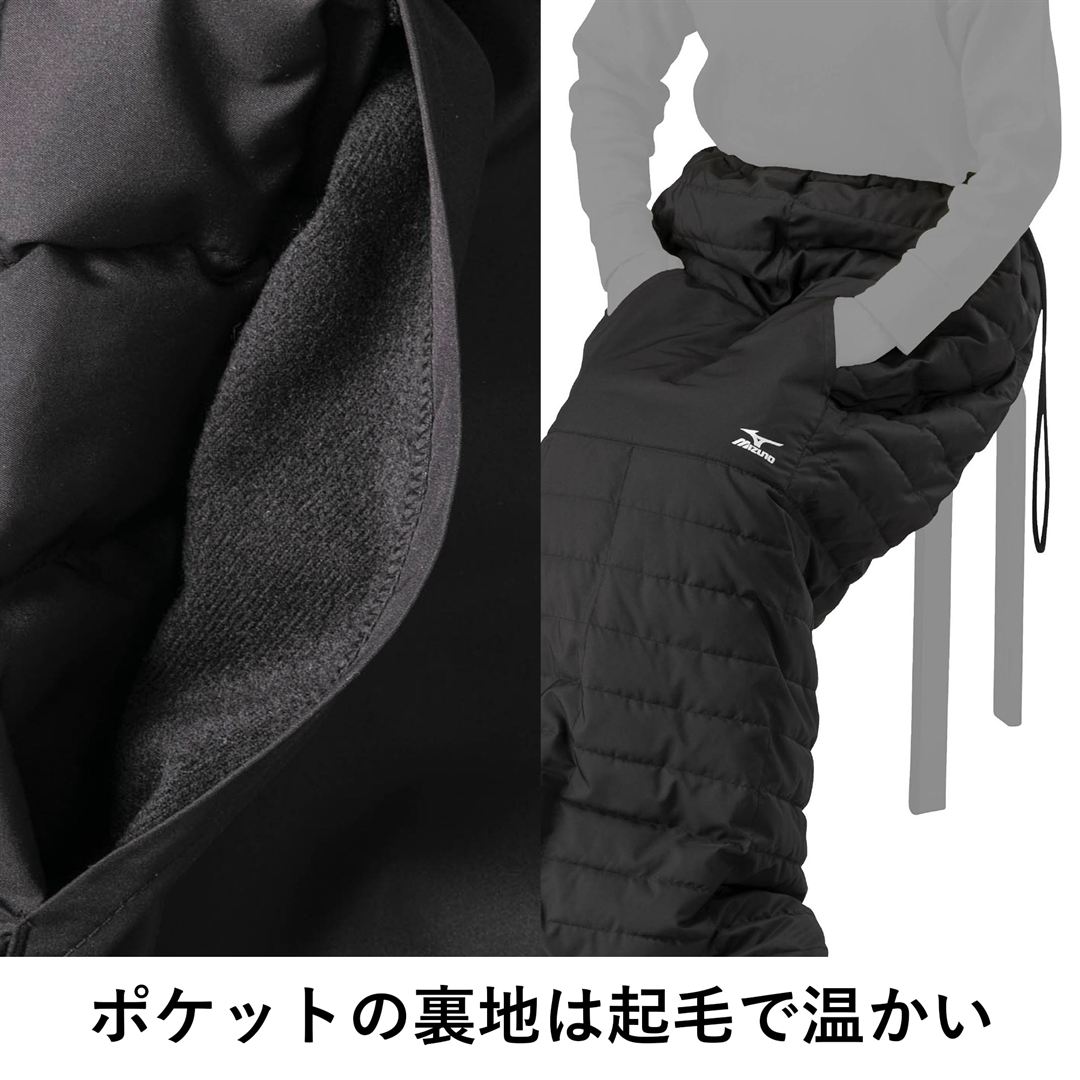 【吸湿発熱／保温素材】ブレスサーモテックフィルウォーマー クルミーノ ブラック