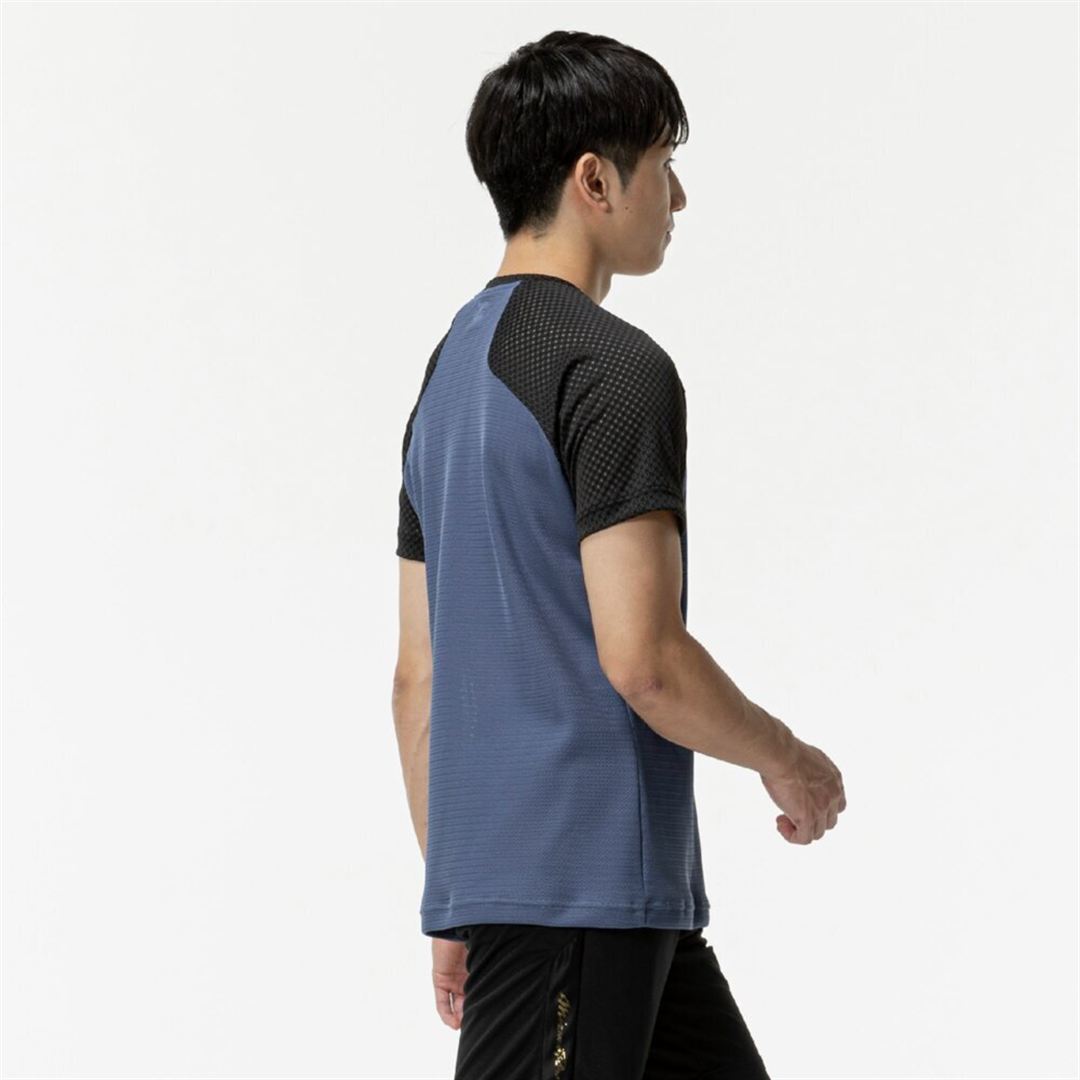 【ミズノ直営限定／ミズノプロ】クーリングTシャツ ヴィンテージインディゴ S