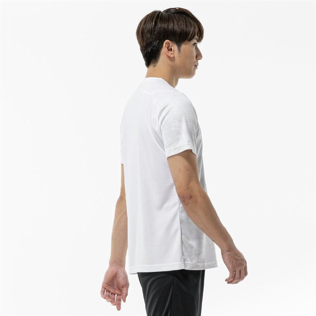 【ミズノプロ／遮熱素材】ソーラーカットTシャツ ホワイト S
