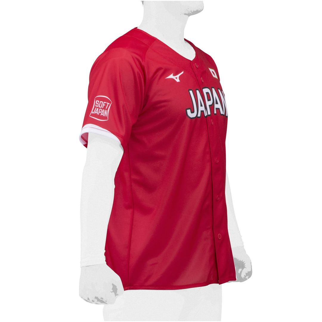 SOFT JAPANレプリカユニフォーム(番号ネームなし) レッド