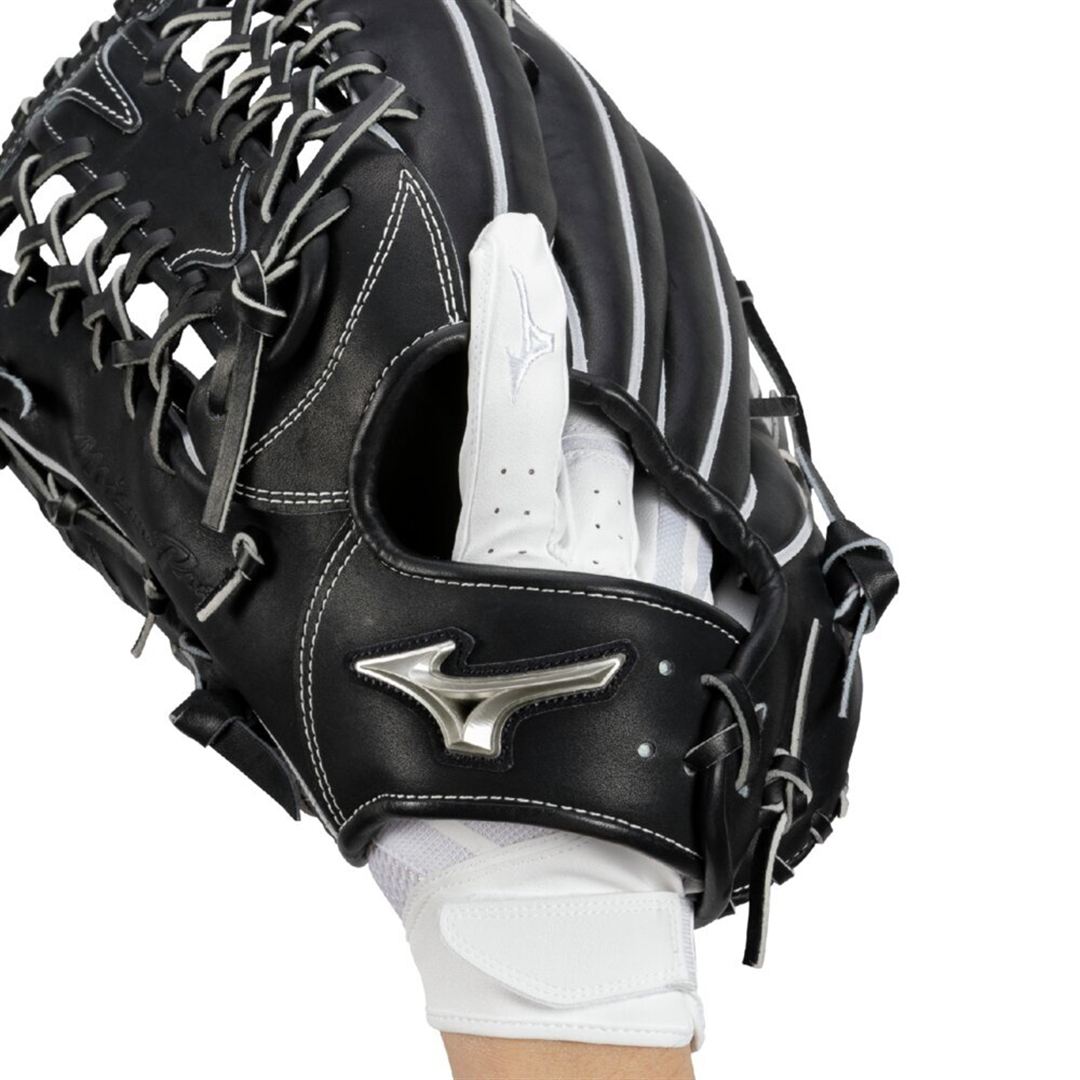 【ミズノプロ】守備手袋【右手用】高校野球ルール対応モデル ホワイト×ホワイト S